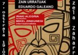 Angiolillo liburutegiaren eskutik, Iñaki Alegria (Itzultzailea) eta Mikel Zinkunegik (Internazionalista) Bergarako Kartzela Zaharrean eskeinitako Liburu aurkezpena.
